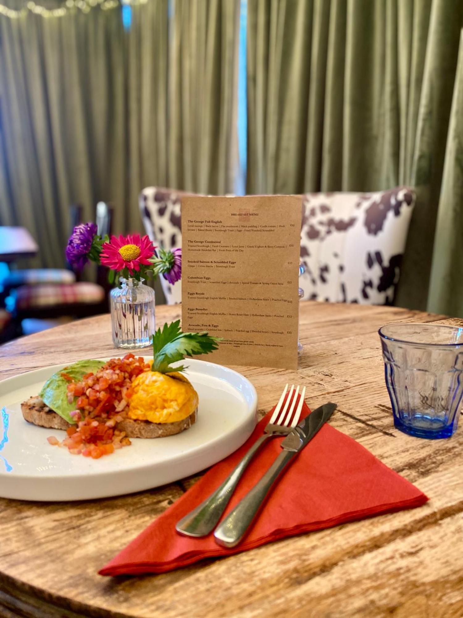 The George Inn Barford St Michael Экстерьер фото A menu